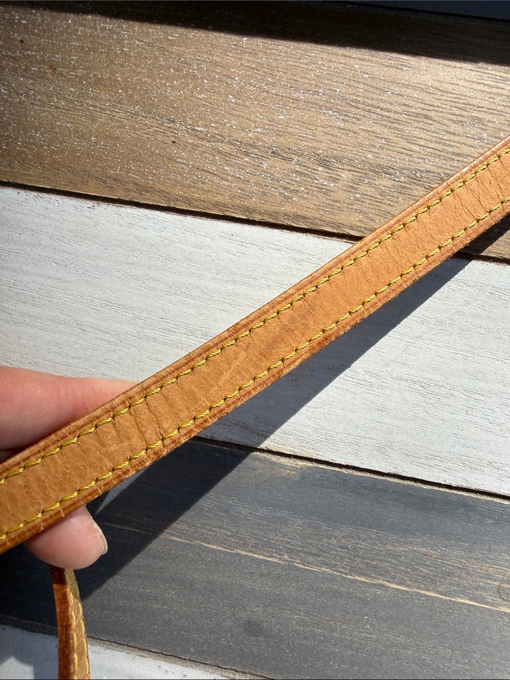 Authentic LOUIS VUITTON Vachetta 16mm Strap - Picture 8 of 14